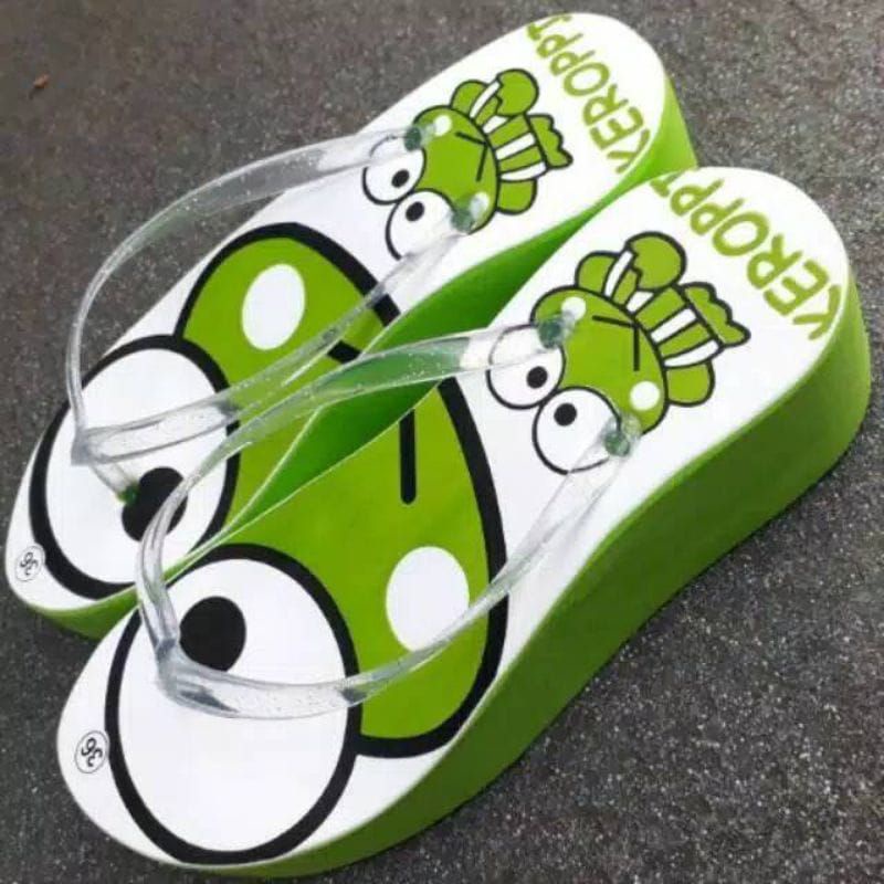 Sandal Wedges KEROPPI Tali Jelly Bening