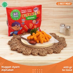 

So good chicken nugget alphabet/Dino/animal/Naget ayam beku