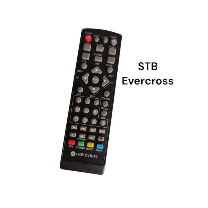Remot STB Evercross Set top box Remote STB EVERCROSS