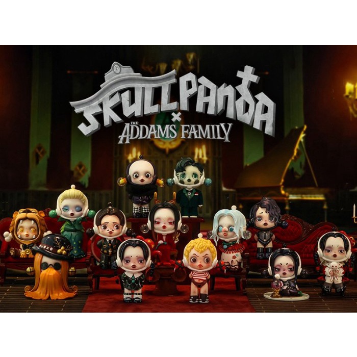 Pop Mart Skullpanda Addams Family