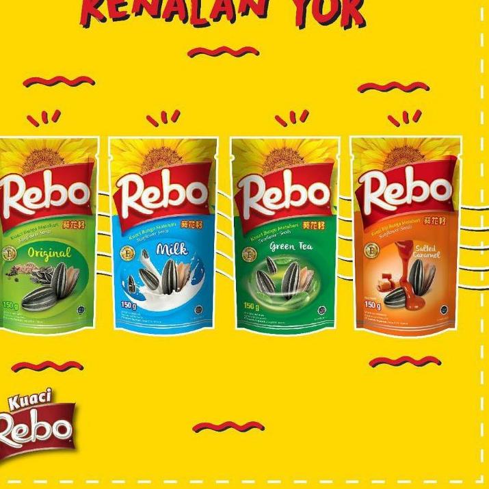 

㊦ ✨NAZILLA✨ REBO Kuaci | Kwaci 150g All Varian イ