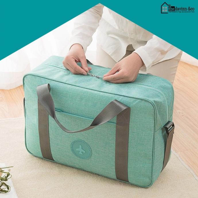 (0_0) TAS TRAVEL LIPAT JUMBO TAS BAJU PAKAIAN FOLDABLE JINJING IMPORT V46ER46EDR