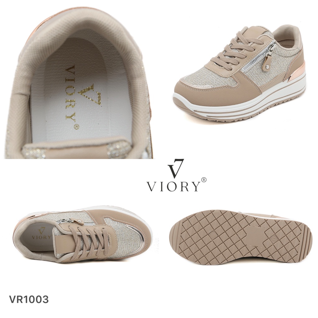 VIORY Sneakers Zipper Shoes #VR1003 ORIGINAL