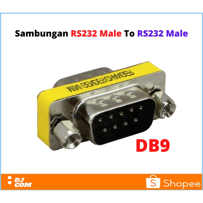 Sambungan Kabel RS232 Male To Kabel RS232 Male Serial Port DB9