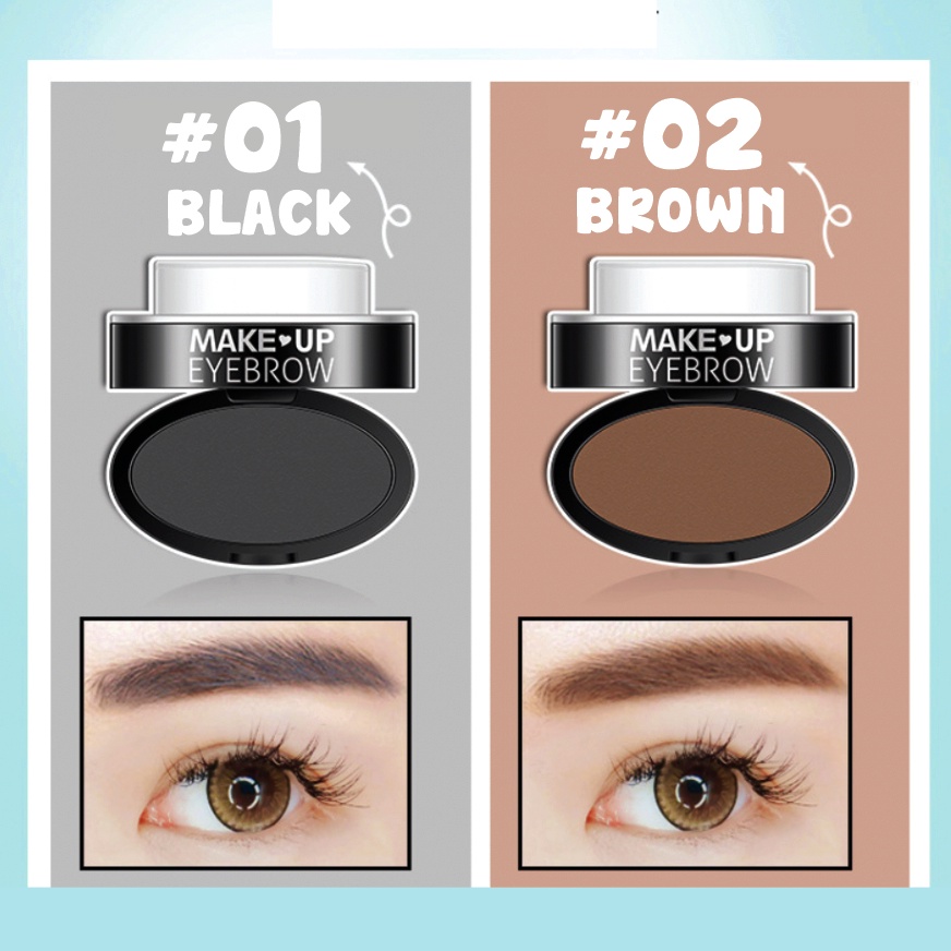 Cetakan Alis Instan Eyebrow Stamp Stempel Waterproof BQ013