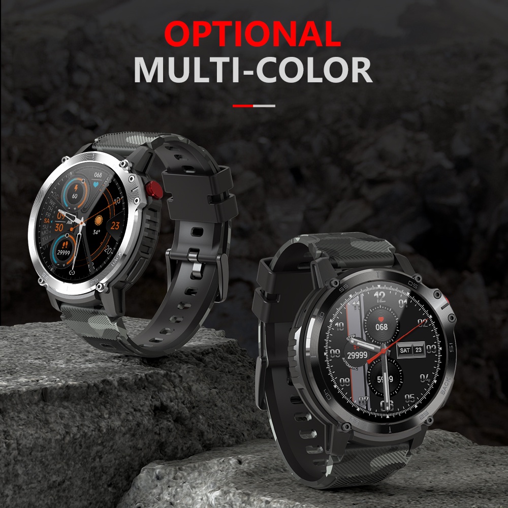 Smartwatch high memory Waterproof 3ATM Bluetooth 3.0+5.0 Long-lasting battery life Wear-resistant multi-sport mode smartwatch