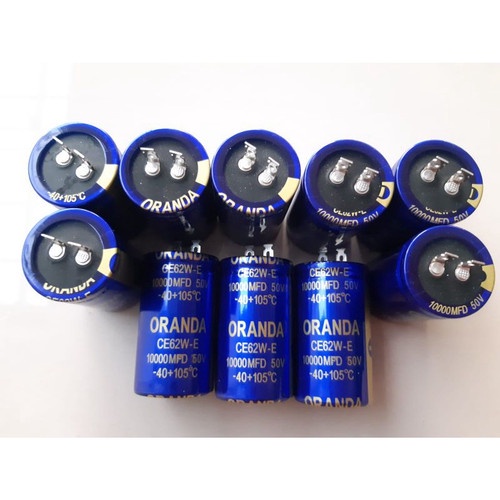 Velvetvibes02 Elco 10000Uf 50V Elco Kapasitor 10000Uf 50V Oranda