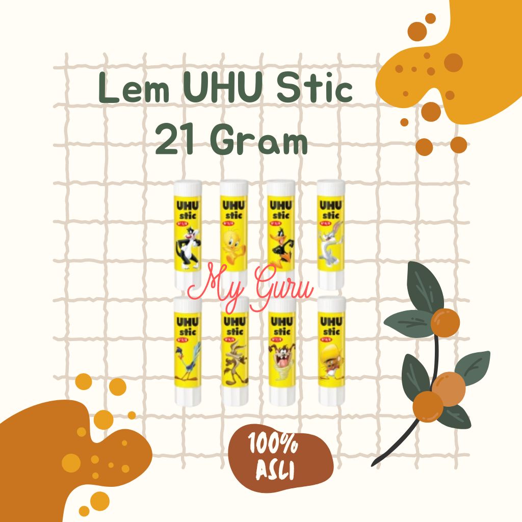 

[PCS] LEM UHU STIC 21 GRAM LEM STIK KERTAS