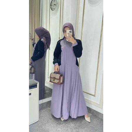 Gamis Riani kantong