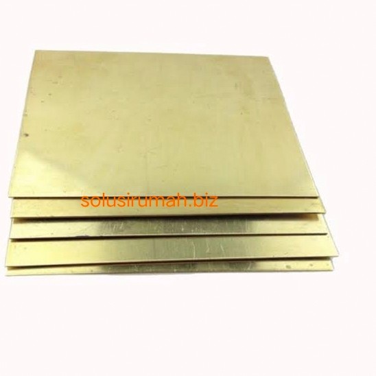 PLAT kuningan 1MM POTONG PER100CM SHEET LEMBARAN CUSTOM 1 MM brass 1.0