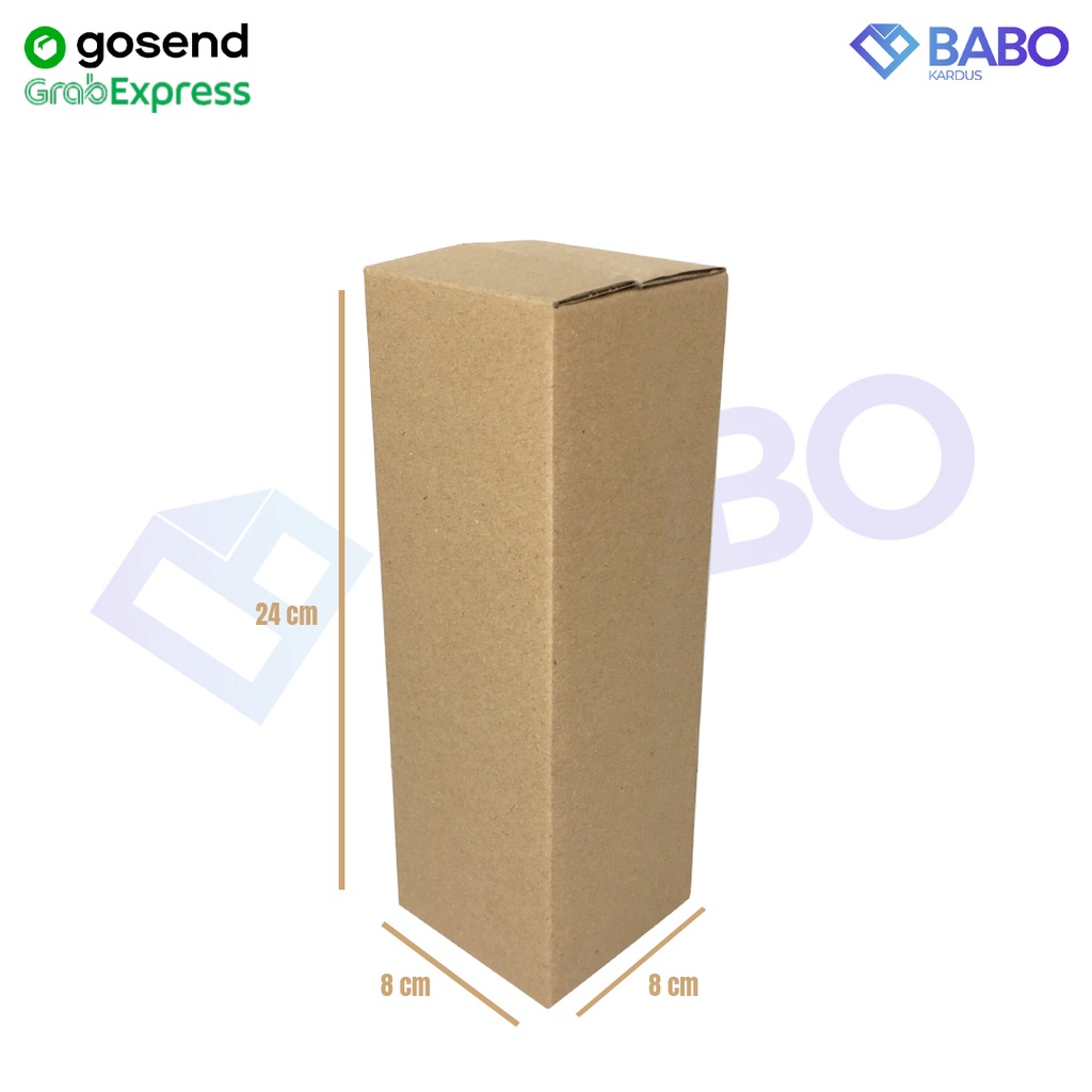 

Kardus/Box/Karton/Kotak untuk Packing Ukuran 8x8x24 cm Polos dan Baru (Kardus 8 x 8 x 24 cm)