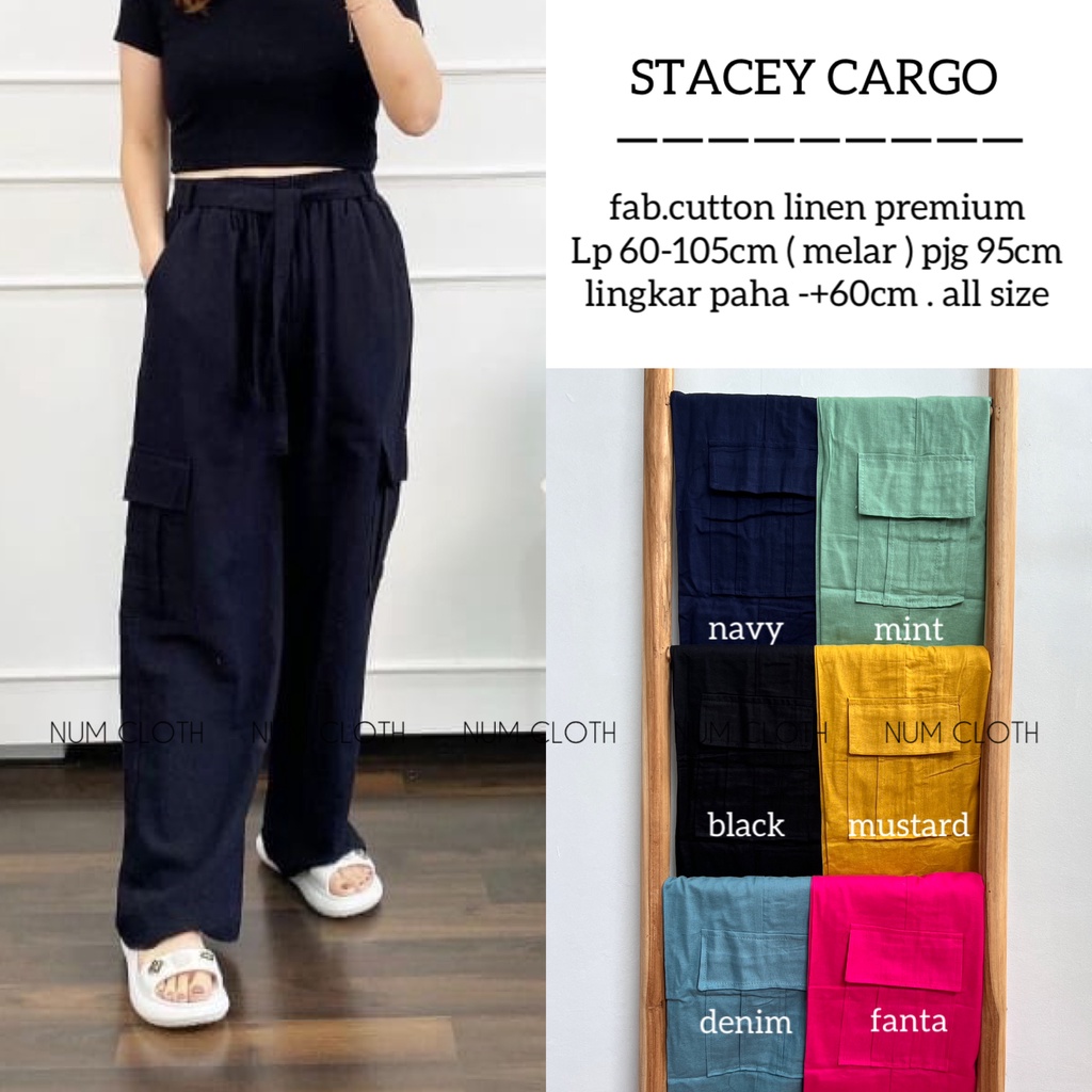 Stacey cargo pant wanita