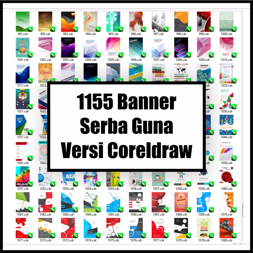 1155 Banner Serba Guna Versi Coreldraw