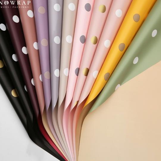 

스 KERTAS BUNGA XXY-POLKADOT/FLOWER WRAP/PEMBUNGKUS BUNGA WATERPROOF Baru !!