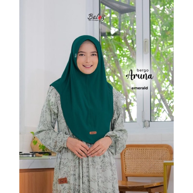 restok new Aruna kerudung simpel bahan Jersey ORI Balqis hijab