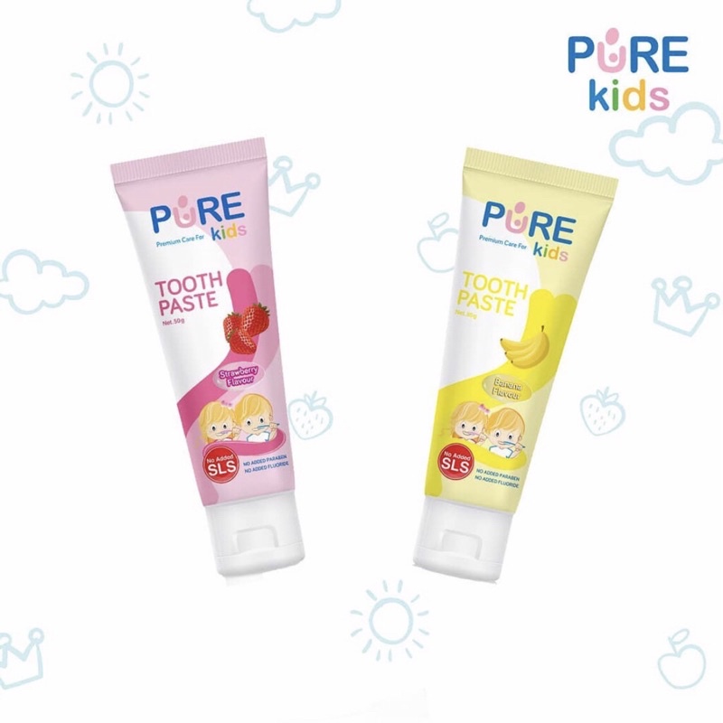 PURE KIDS TOOTH PASTE ODOL GIGI ANAK BAYI BALITA AMAN JIKA TERTELAN BANJARMASIN KALIMANTAN | RUMIFY