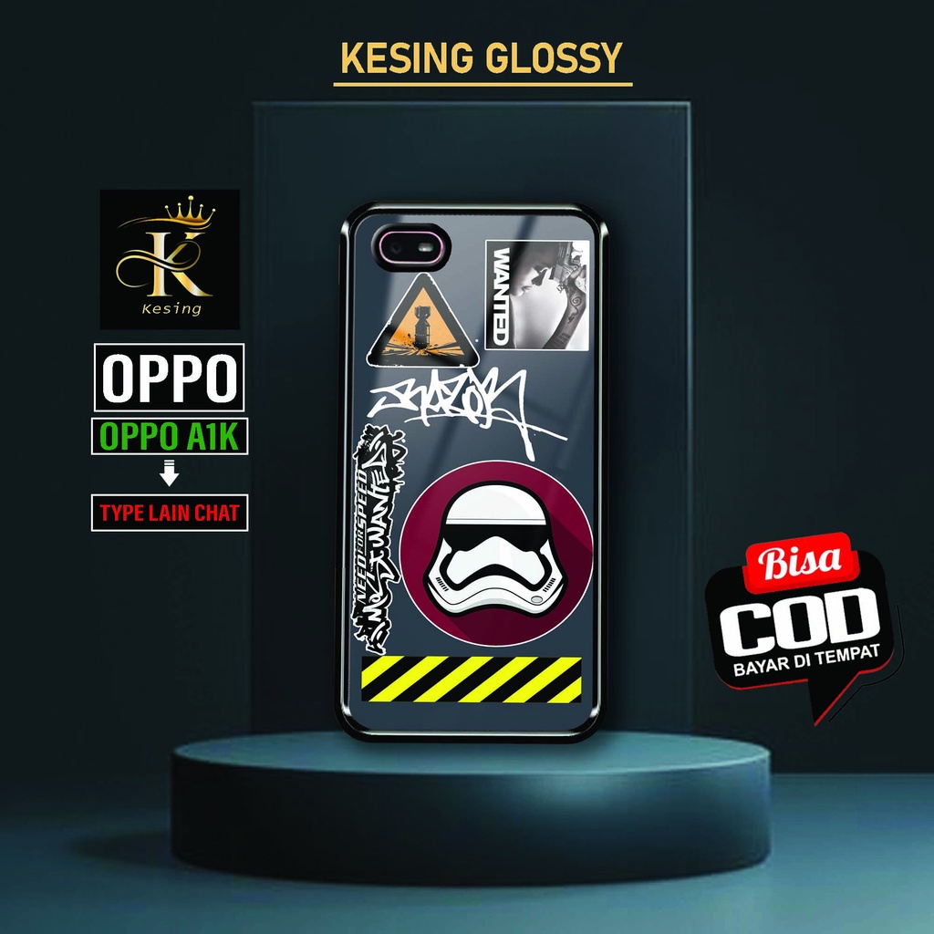 Case OPPO A1K Terbaru - Casing Hp OPPO A1K - Kesing Hp - Hardcase Glossy - Softcase Protect - Siliko