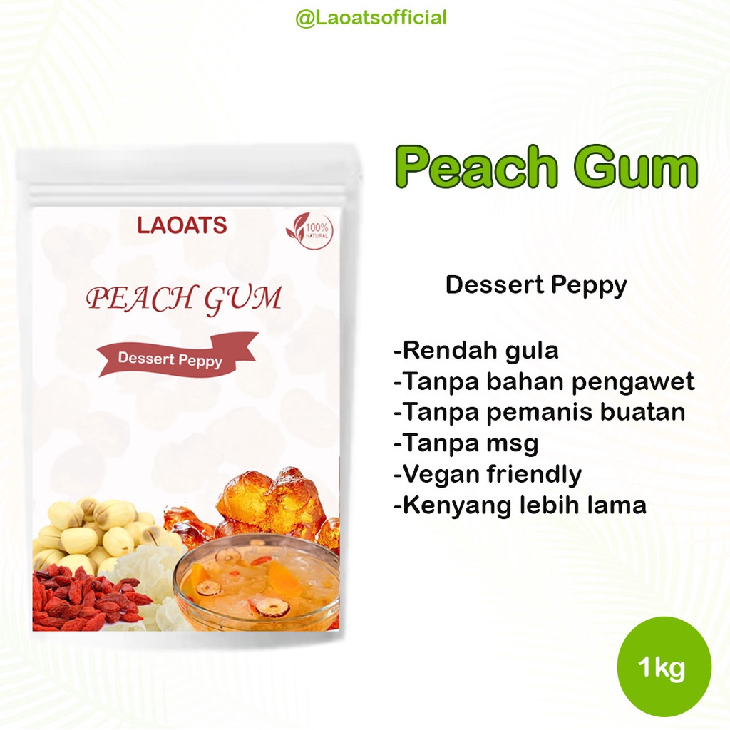 Jual Peach Gum Peach Gum Collagen Dessert Lengkap Premium G Shopee