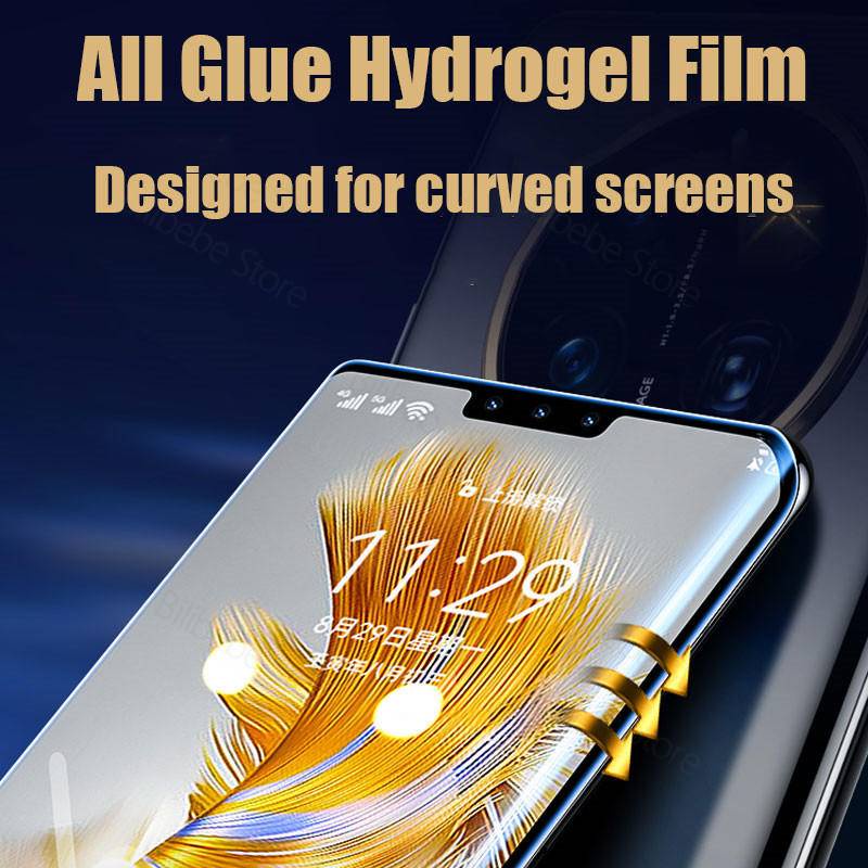 Hydrogel Film Screen Protector Untuk Huawei Mate 50pro RS Film Pelindung Lensa Kamera Untuk Huawei P50 Pro P50Pro Bukan Kaca