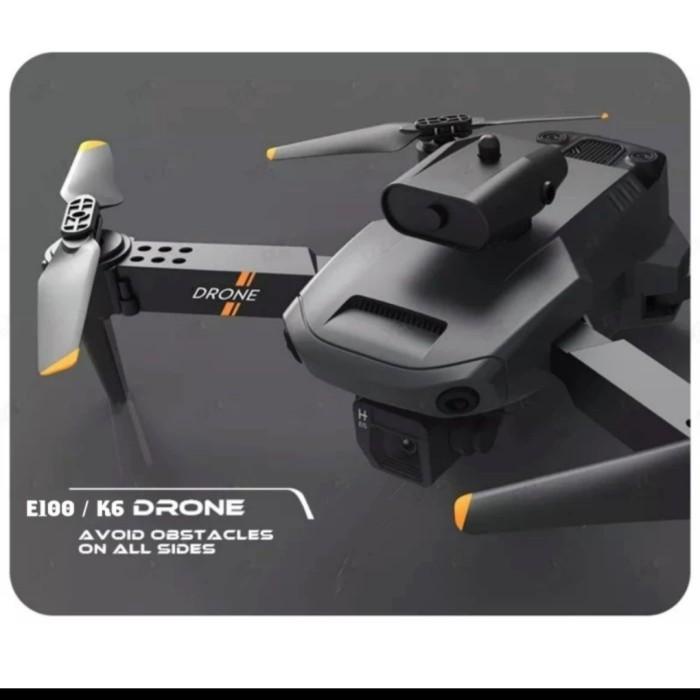 Drone E100 Camera 4K Sensor Anti Nabrak Baterai 1800 Mah Wifi Murah