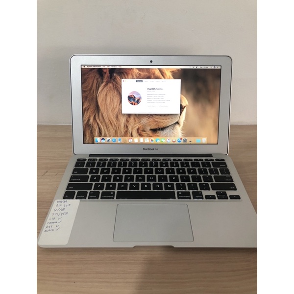 MACBOOK AIR 11&quot; 2015 RAM 4 SSD 128 SECOND ORIGINAL HARGA EKONOMIS