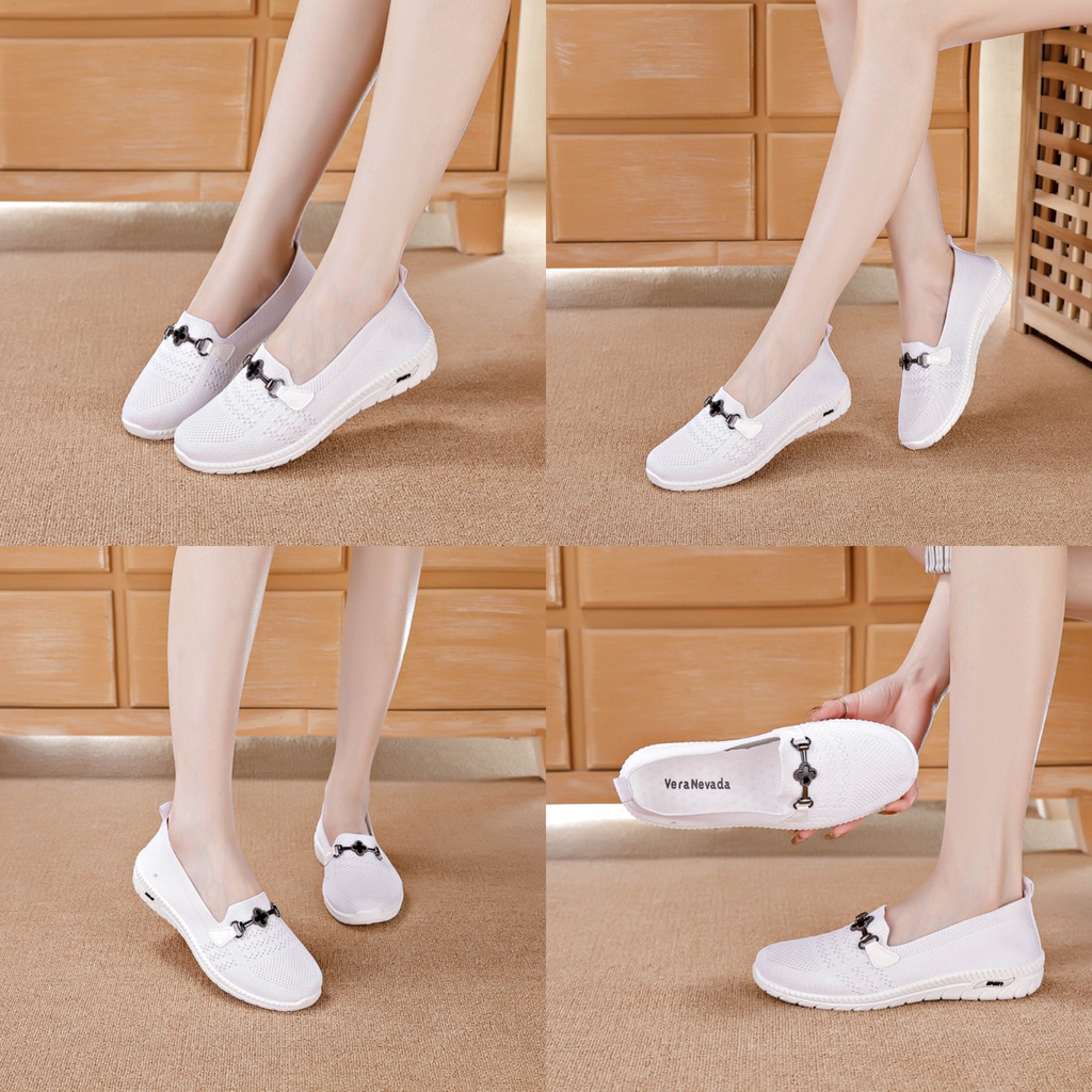 Vera Nevada Sepatu Flat Slip On Wanita Shoes A26