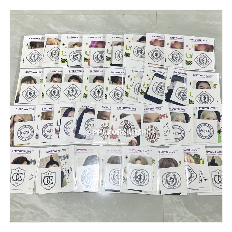 [READY] MD SMTOWN LIVE @SUWON AR TATTOO STICKET SET