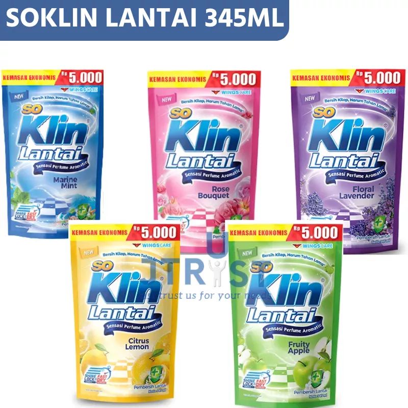 SOKLIN LANTAI REFILL 345ML
