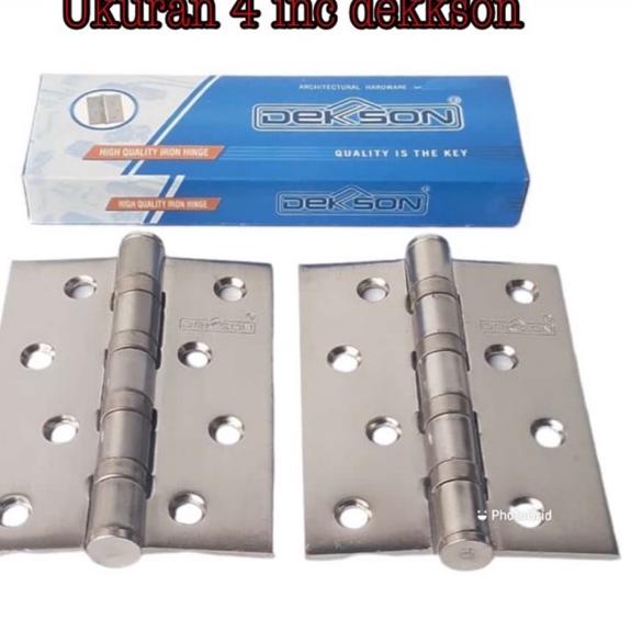 Big Sale HARGA PROMO ENGSEL 4 INCH DEKKSON STANLIS SUS 304 engsel pintu dekkson dekson engsel pintu 