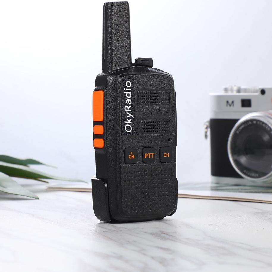 Paling Dicari 【2 Unit HT】N6 handy Walkie-Talkie 5-10KM jarak Dua USB/Battery 16 Channel 5W UHF:400-4