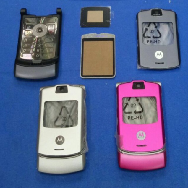 casing Fullset Motorola V3 / housing fullset Motorola v3