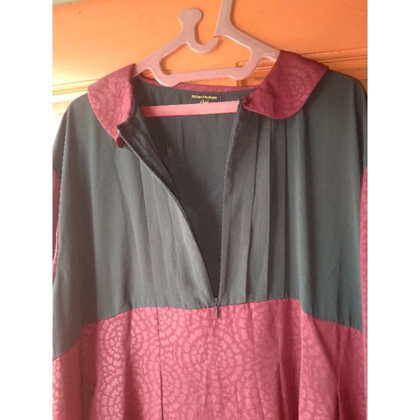 set gamis bahan sultan jumbo ld 120 pb 140