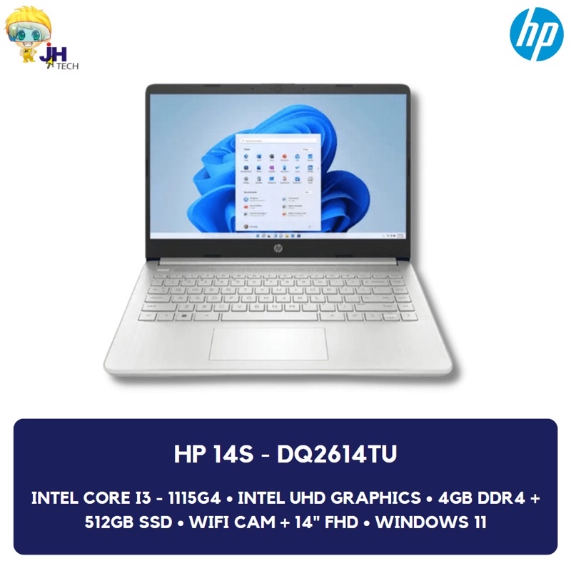 HP 14s DQ2614 Core i3 4Gb
