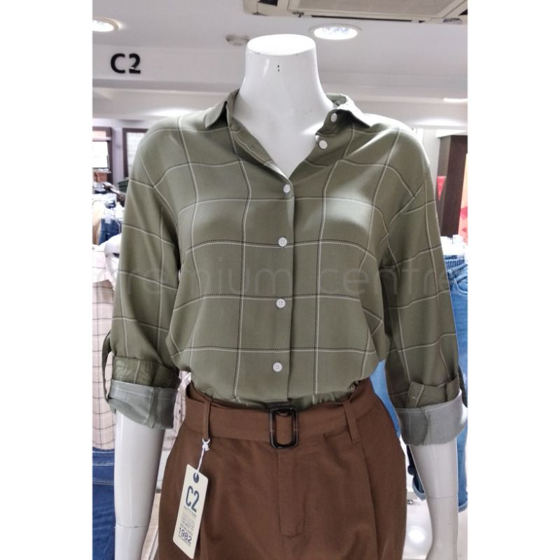 C2 | New Arrival Kemeja Wanita Original C2 Kemeja Original