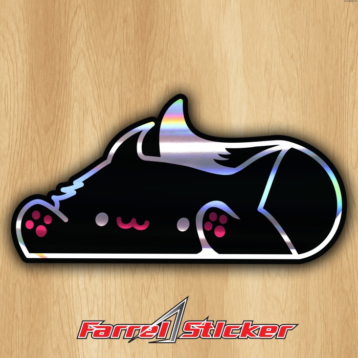 Stiker BONGO Sticker CAT bongo Hologram