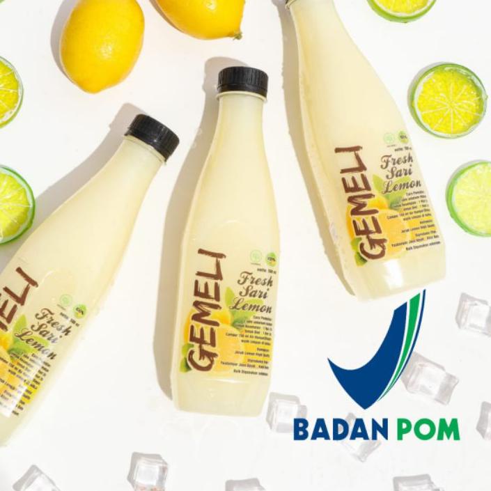 

☂ Sari lemon gemeli kemasan 500ml sudah BPOM ウ