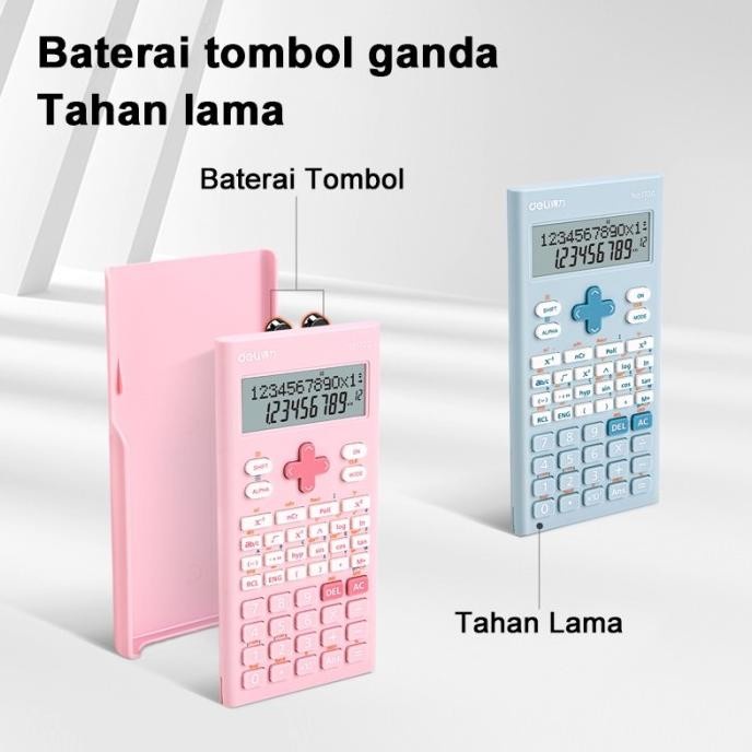 

[NEW STOCK] KALKULATOR SCIENTIFIC CALCULATOR KALKULATOR ILMIAH DELI #ORIGINAL