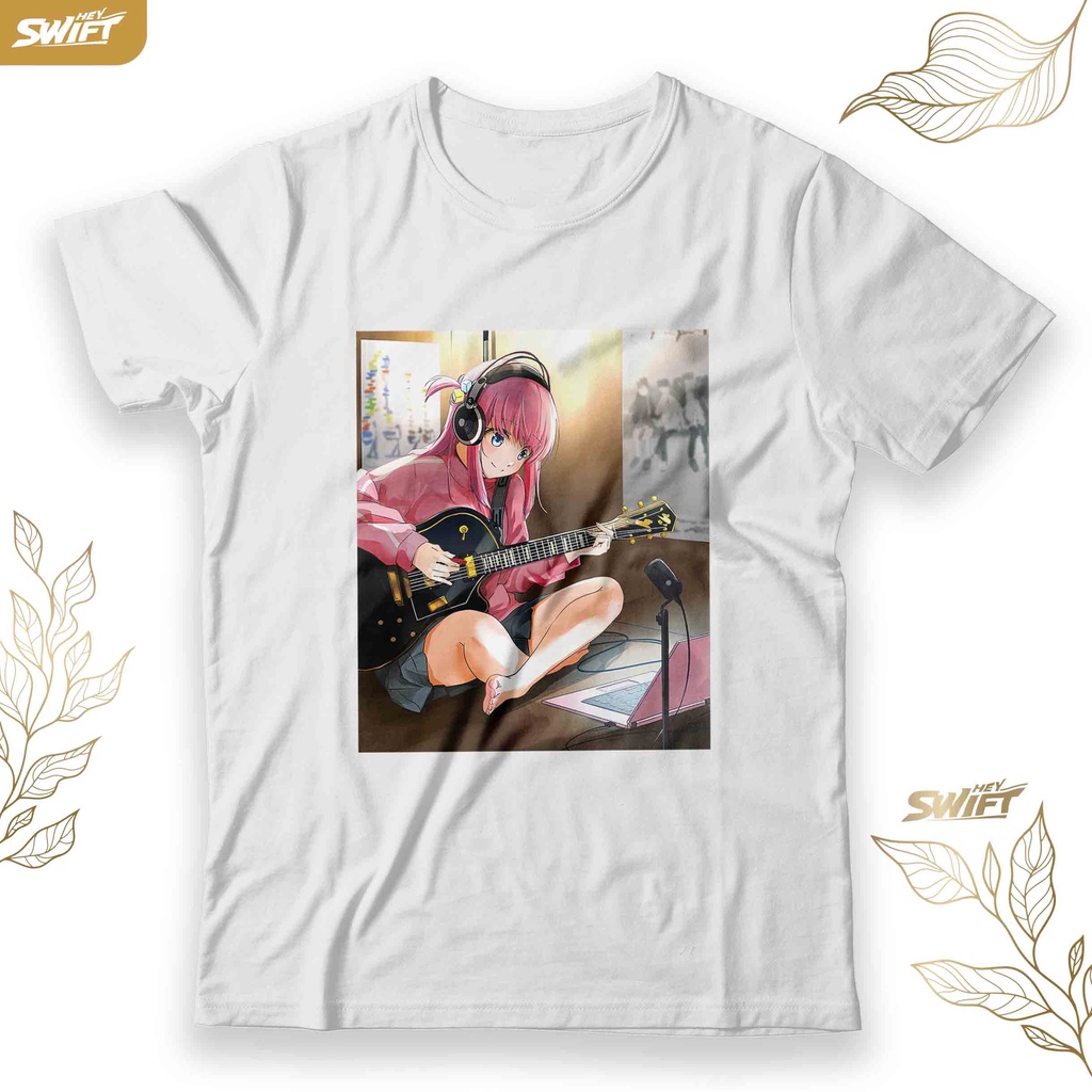 KAOS Bocchi The Rock Hitori Gotou Girl guitar hero anime TSHIRT BAJU DISTRO