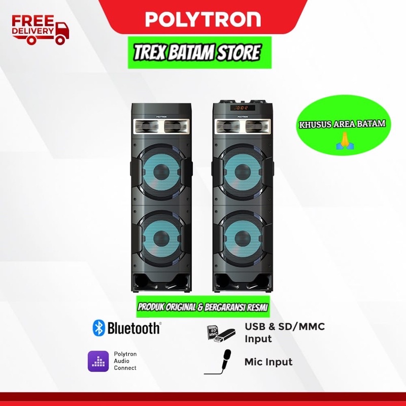 POLYTRON PAS 10D28 / 10DF28 SPEAKER AKTIF (BATAM)