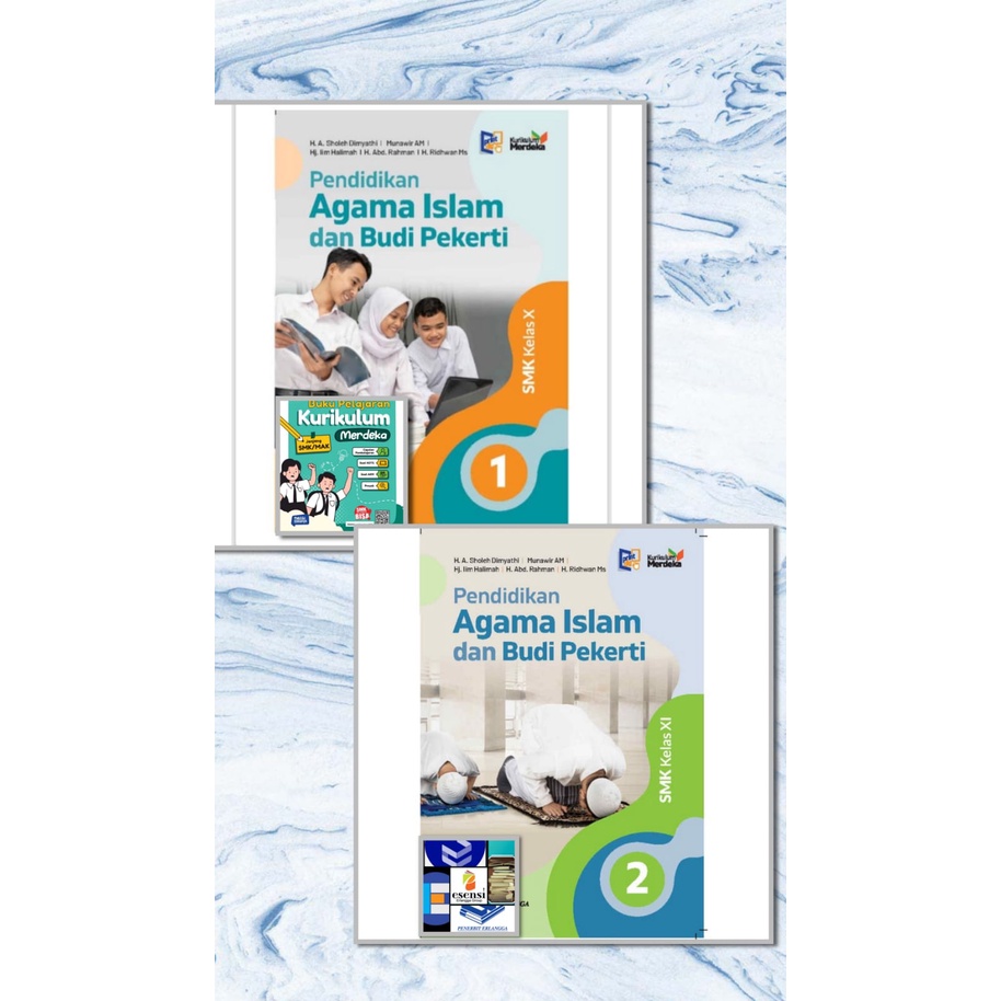 buku Pendidikan Agama islam kelas 10 11 12 SMK/MAK Kurikulum MERDEKA Penerbit Erlangga