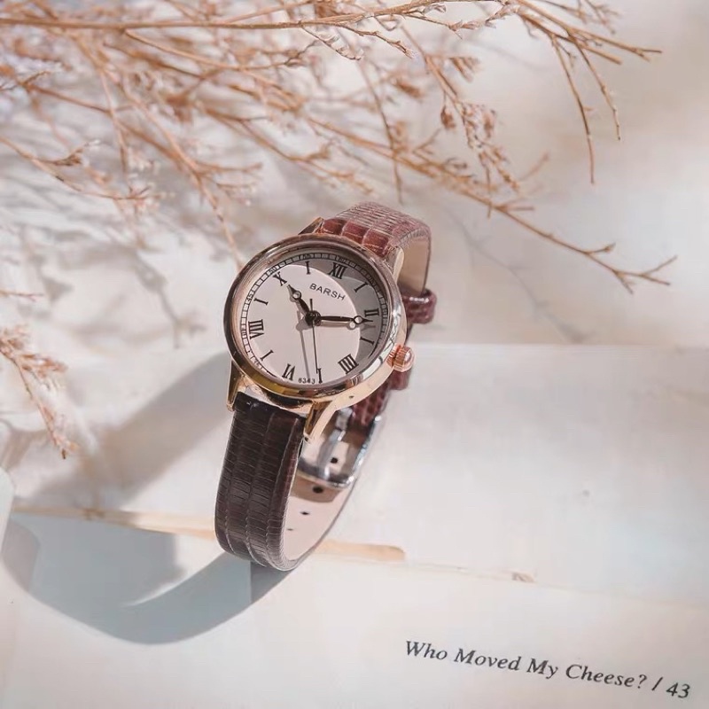 Ulzzang Jam Tangan Barsh Wanita Analog Korea Jam tangan Wanita Vintage