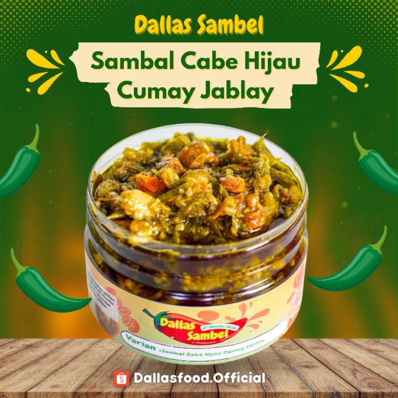 

Sambal Cumi Cabe Hijau (250gr)