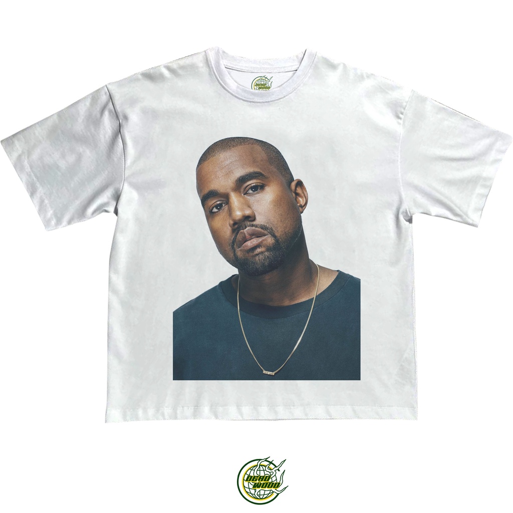 OVERSIZED T-SHIRT RAPPER KANYE WEST FACE BOX UNISEX