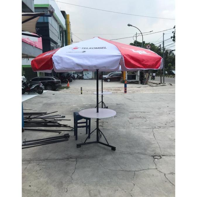 Tenda Payung Promosi + Meja
