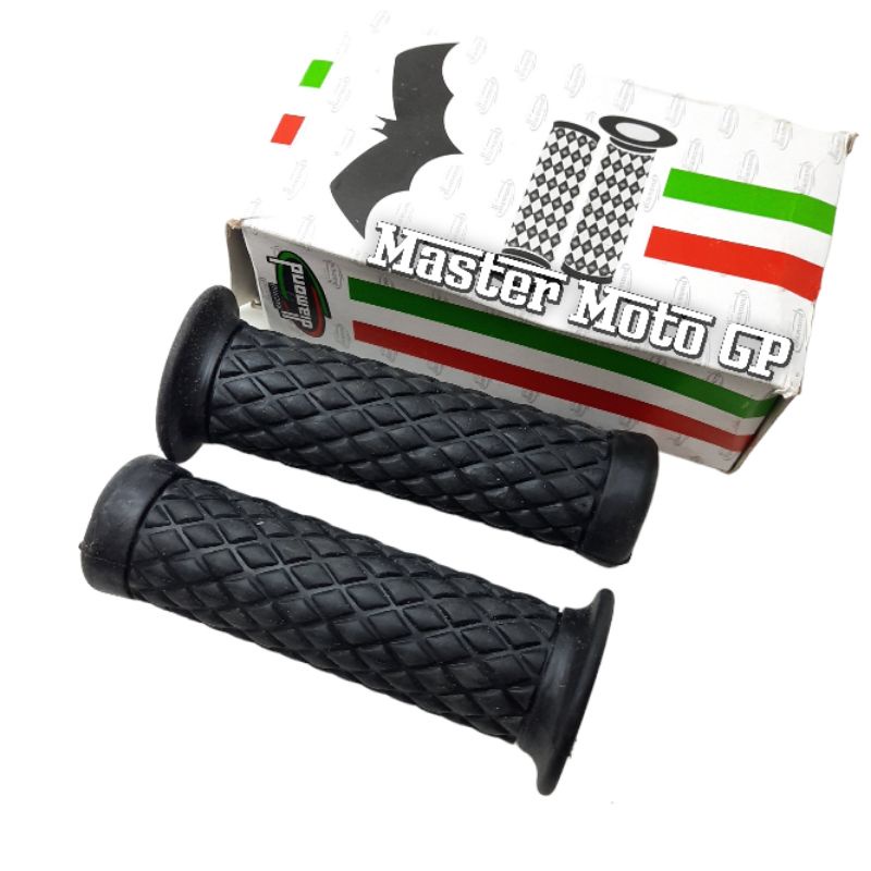 Grip wajik diamond Lokal  Grip wajik oriete classic caferacer Grip diamond wajik scoopy fino vespa beat vario150 scooter handfat handgrip variasi motor