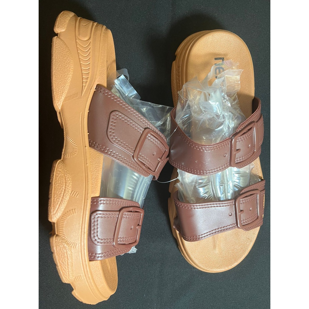 Sandal Wanita Terbaru /Sendal Selop Wedges Jelly/Sendal Karet Korea Kekinian