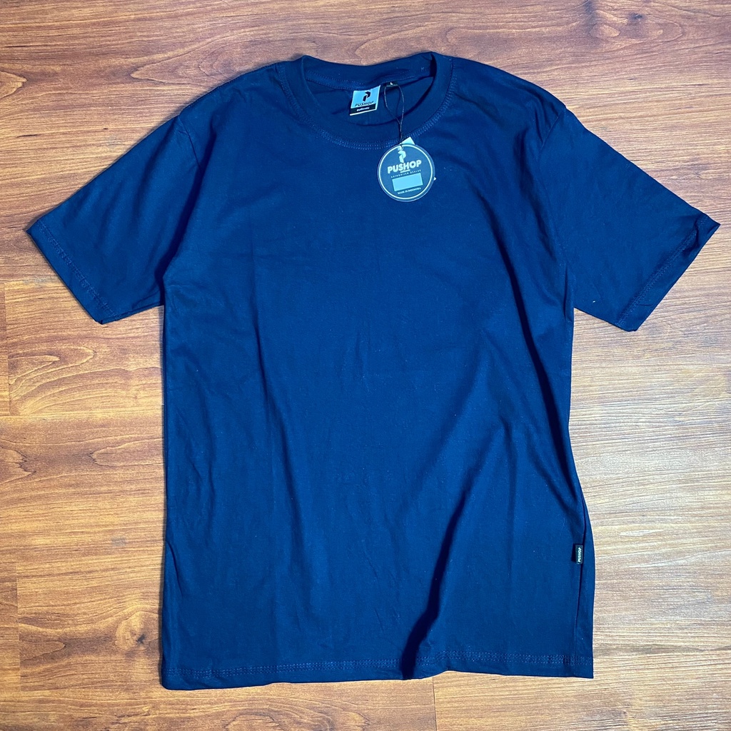 Baju Kaos Polos Model Standar Basic Pria dan Wanita Pushop Unisex