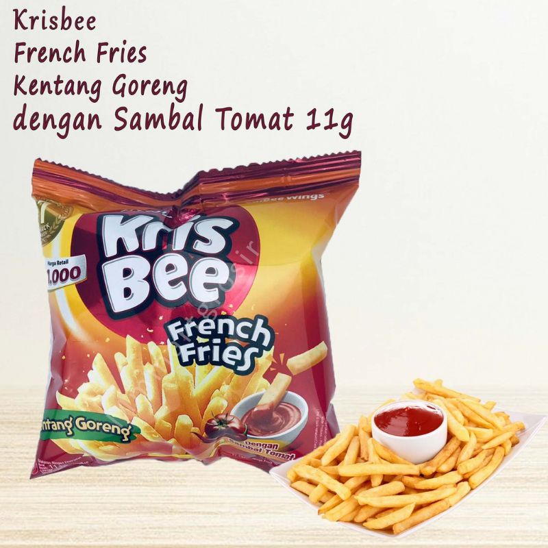 

KrisBee / French Fries / Kentang Goreng / 9g 10 pcs/ Renteng