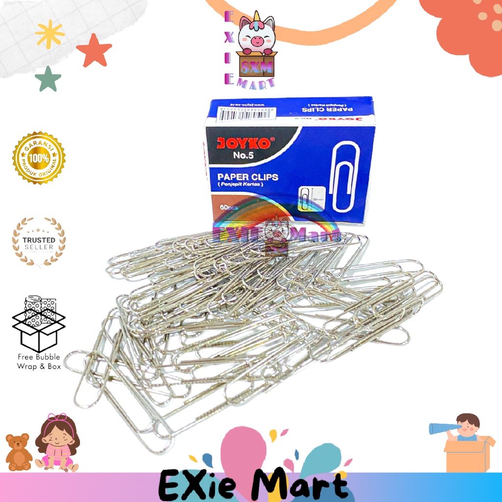 

PAPER CLIP BESAR NO 5 - KLIP PENJEPIT KERTAS STAINLESS - PENJEPIT KERTAS STAINLESS