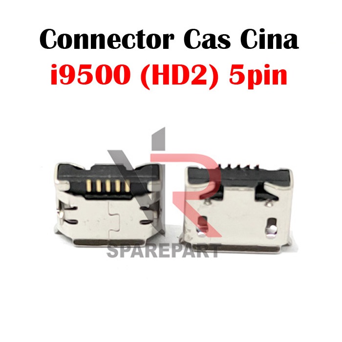 KONEKTOR CAS CINA i9500 5 PIN / HD2 / ADVAN TABLET CONNECTOR CHARGE / CHARGER